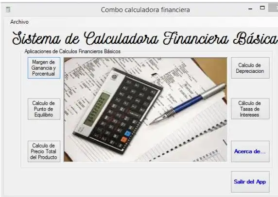Download web tool or web app Basic Finnancial Calculator