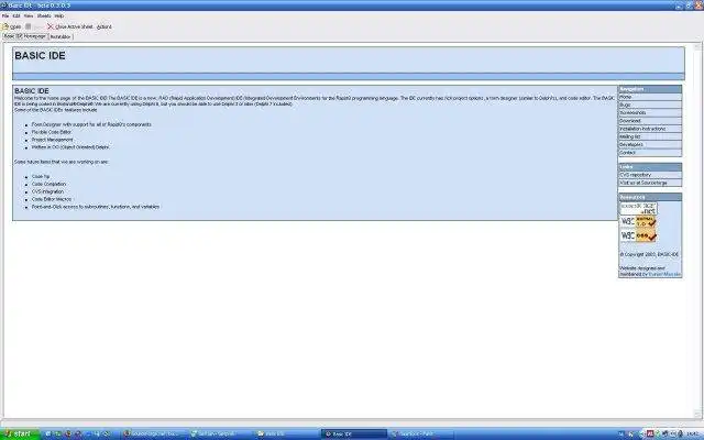 Unduh alat web atau aplikasi web BASIC IDE