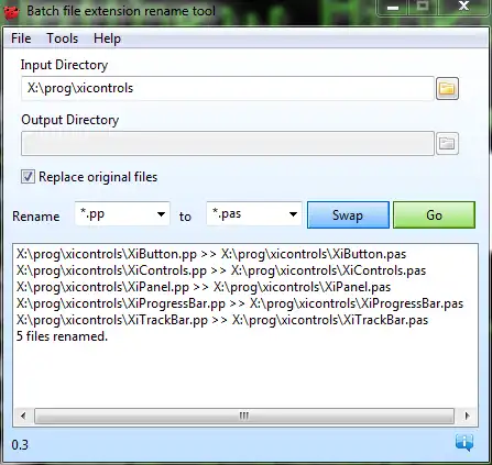 ดาวน์โหลดเครื่องมือเว็บหรือเว็บแอป batch-file-extension-renamer