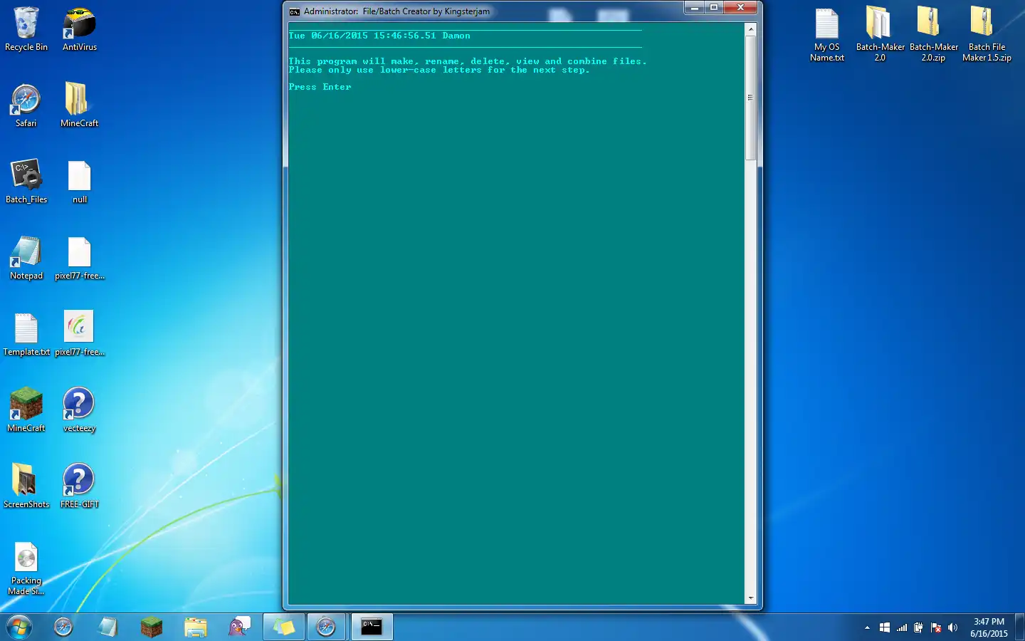 Download web tool or web app Batch-Maker 2.0