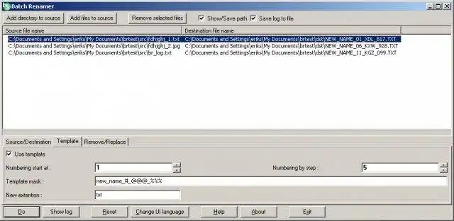 Download web tool or web app Batch Renaming Utility