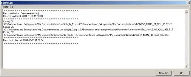 Download web tool or web app Batch Renaming Utility