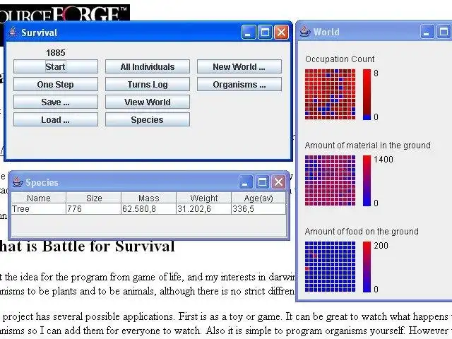 Download web tool or web app Battle for Survival
