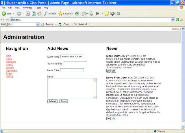 Завантажте веб-інструмент або веб-програму Battle.net Clan Script для PHP для роботи в Linux онлайн