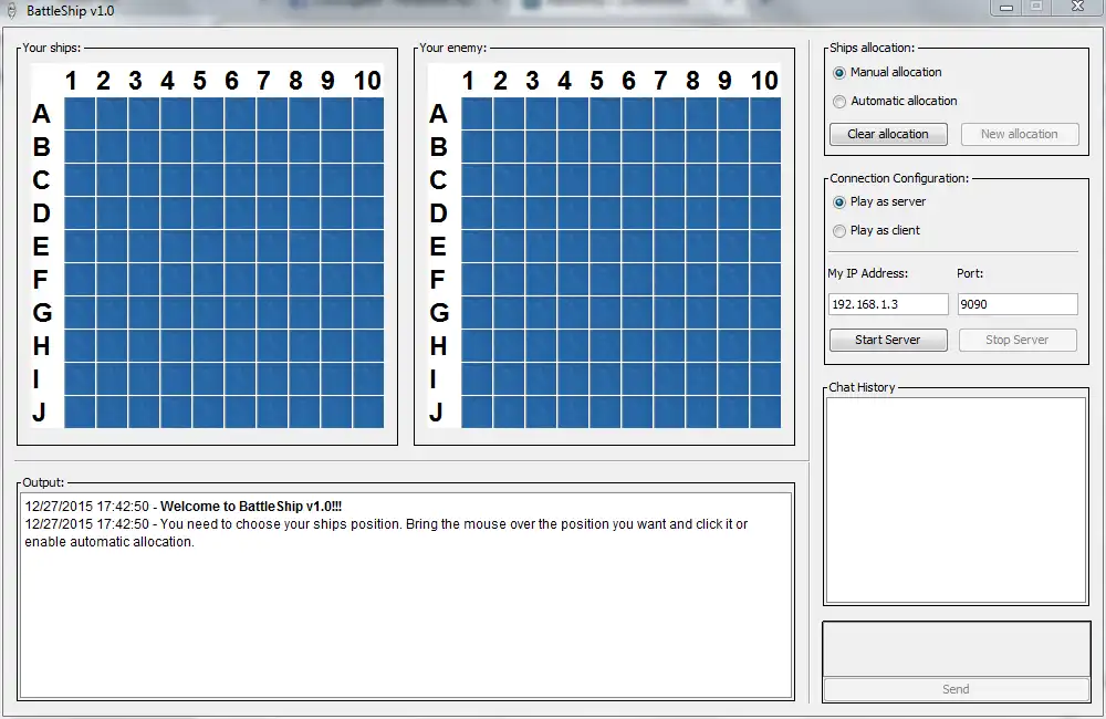 Download web tool or web app BattleShip