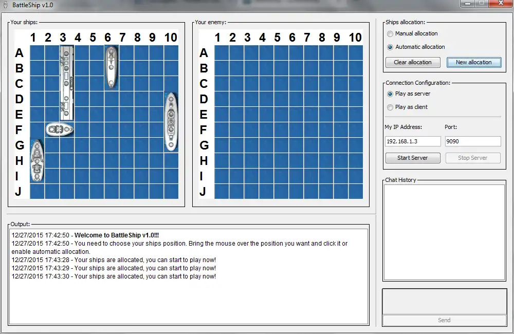 Descărcați instrumentul web sau aplicația web BattleShip