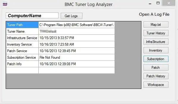 Download web tool or web app BBCA Tuner Log Helper