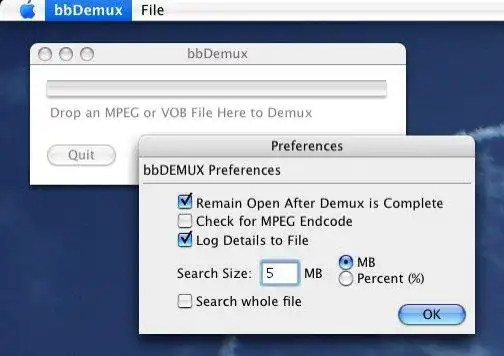 Download web tool or web app bbDEMUX