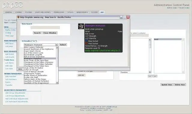 Download web tool or web app bbDKP to run in Linux online