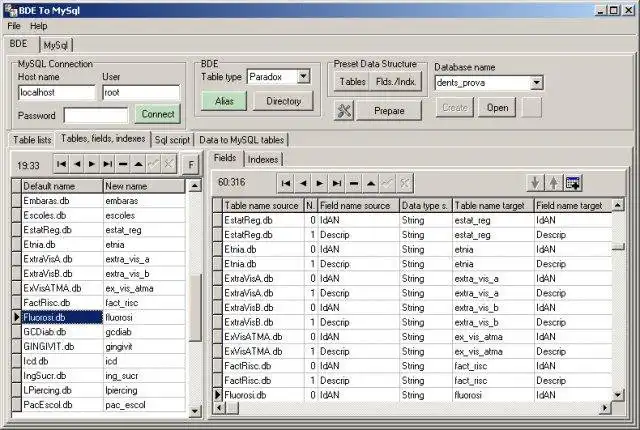Download web tool or web app BdeToSQL