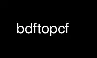 Run bdftopcf in OnWorks free hosting provider over Ubuntu Online, Fedora Online, Windows online emulator or MAC OS online emulator