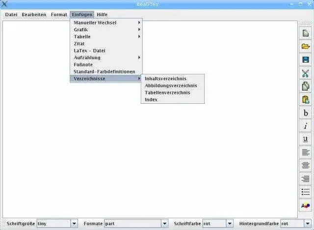 Download web tool or web app BeaGTex - The LaTex-Editor