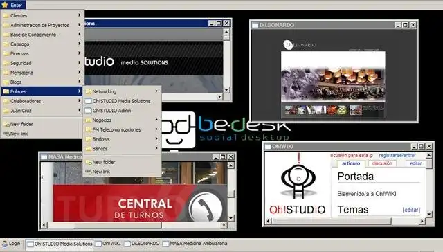 Download web tool or web app BeDesk WebOS Open Source