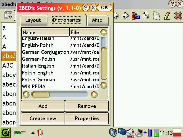 Download web tool or web app bedic