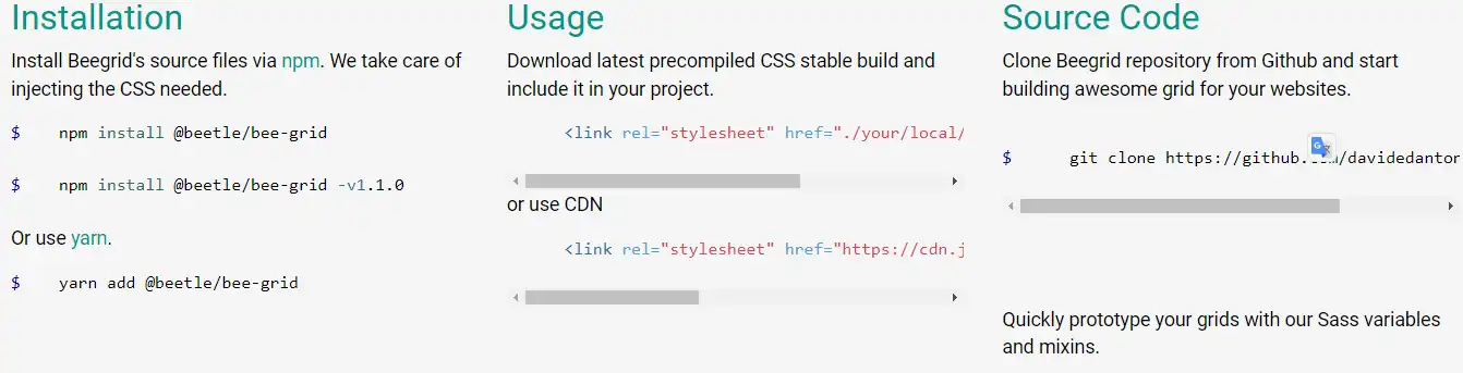 Téléchargez l'outil Web ou l'application Web BeeGrid