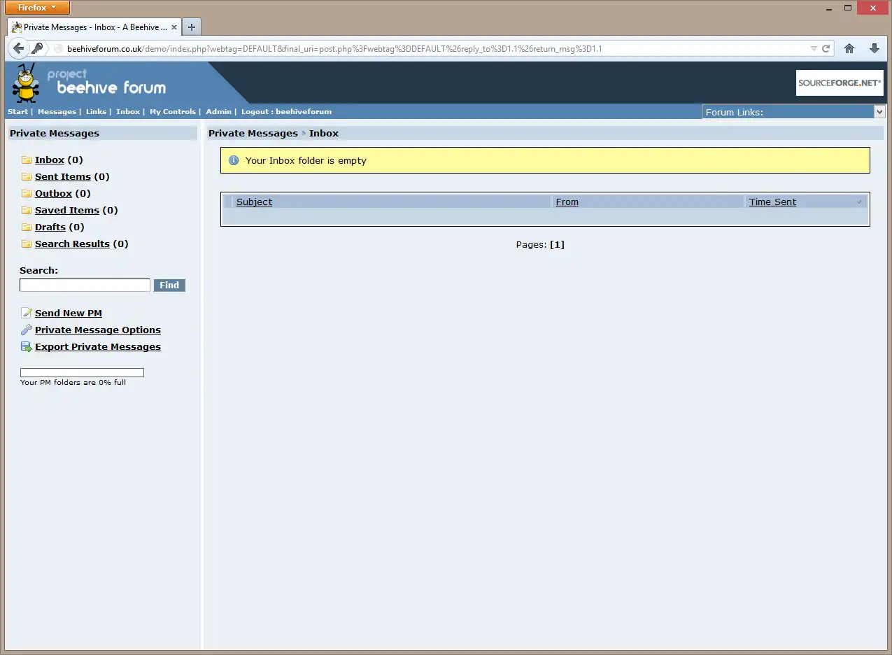 Download web tool or web app Beehive Forum