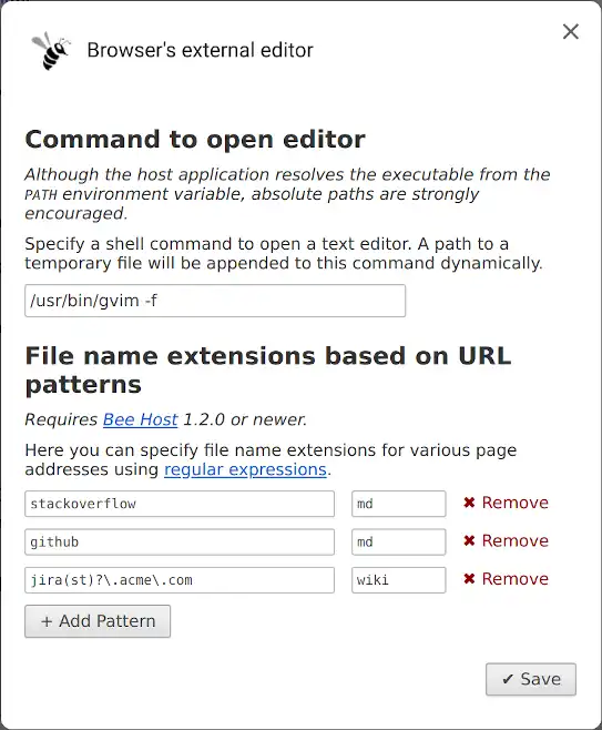 Unduh alat web atau aplikasi web bee-host