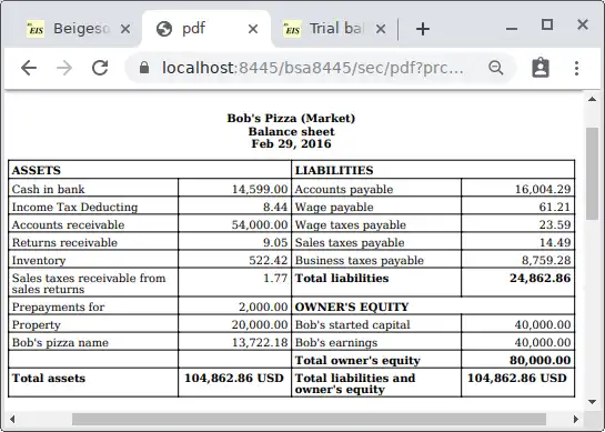 Web ツールまたは Web アプリをダウンロードするBeigesoft Enterprise Information System