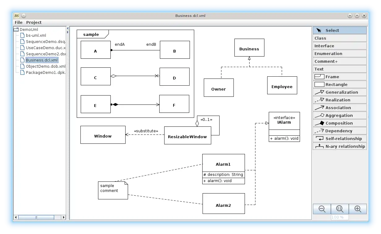 Download web tool or web app BeigeUML