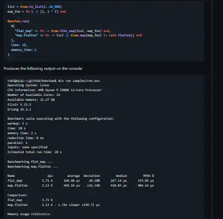 Download web tool or web app Benchee