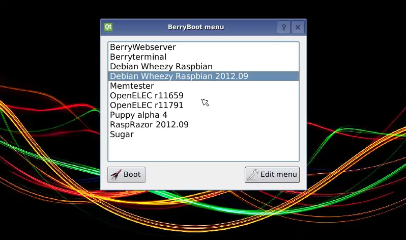 Download webtool of webapp berryboot