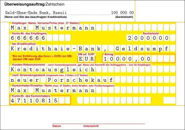 Download web tool or web app Überweisungsformulargenerator