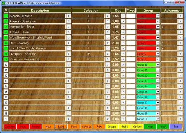 Web aracını veya web uygulamasını indirin Bet For Win, Windows'ta çevrimiçi Linux üzerinden çevrimiçi çalıştırmak için