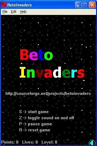Download web tool or web app BetoInvaders to run in Windows online over Linux online