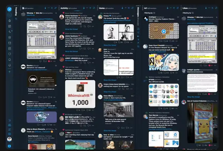 下载网络工具或网络应用 Better TweetDeck