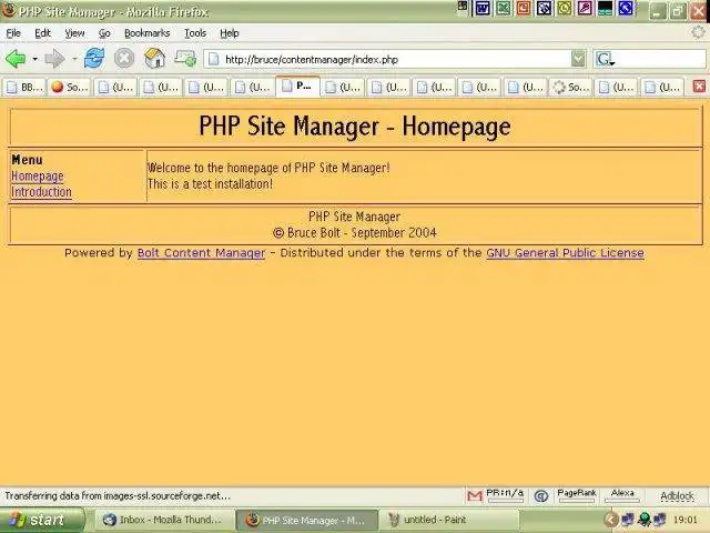 Baixar ferramenta ou aplicativo web BH Content Management System