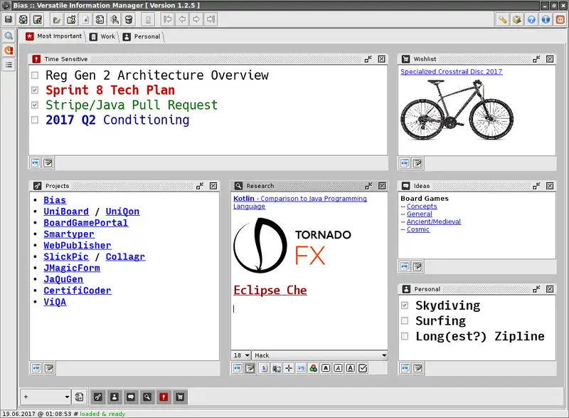 Mag-download ng web tool o web app Bias :: Versatile Information Manager