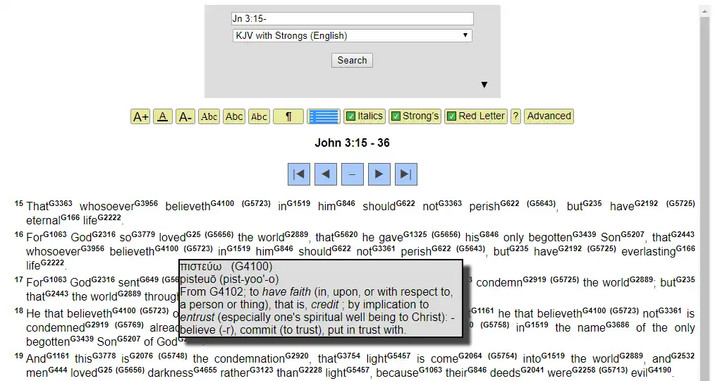 Download web tool or web app Bible SuperSearch