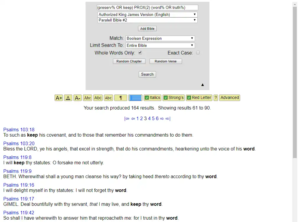 Download web tool or web app Bible SuperSearch