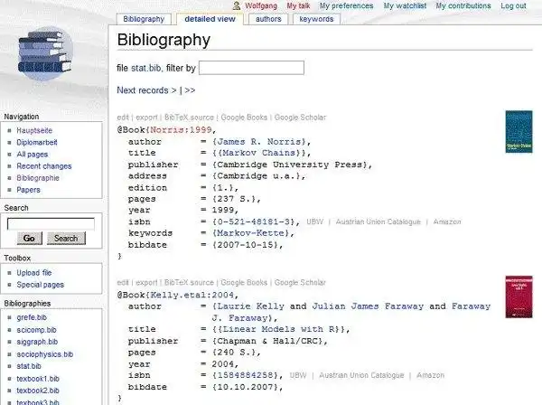 വെബ് ടൂൾ അല്ലെങ്കിൽ വെബ് ആപ്പ് Bibwiki ഡൗൺലോഡ് ചെയ്യുക