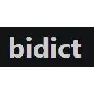 Безкоштовно завантажте програму bidict для Windows, щоб запускати Wine онлайн в Ubuntu онлайн, Fedora онлайн або Debian онлайн