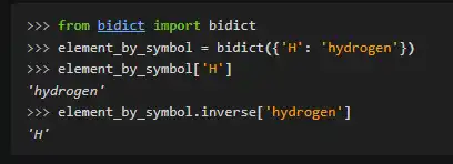 Download web tool or web app bidict