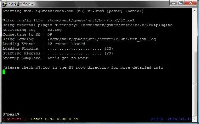 Download web tool or web app Big Brother Bot (B3) to run in Linux online