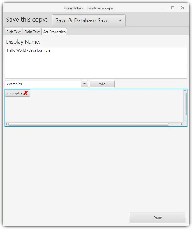 Download web tool or web app BiGilsoft CopyHelper