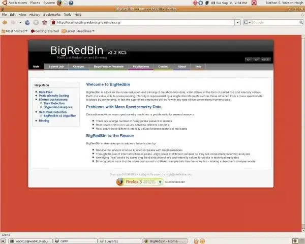 Download web tool or web app BigRedBin