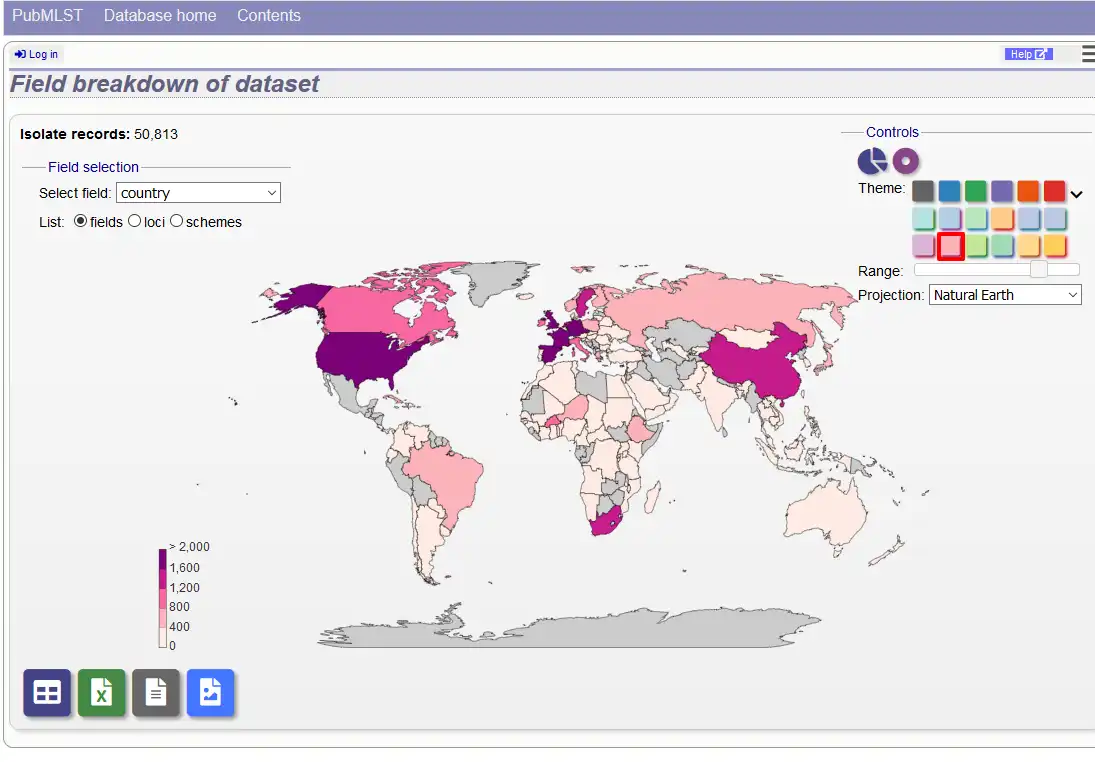 Download web tool or web app BIGSdb