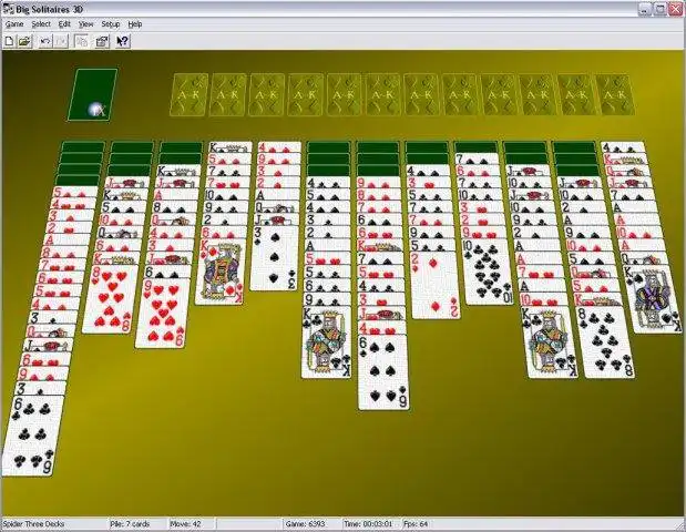 Download web tool or web app Big Solitaires 3D