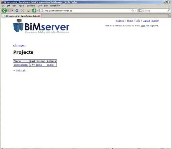 Download web tool or web app bimserver.org