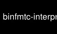 Run binfmtc-interpreter in OnWorks free hosting provider over Ubuntu Online, Fedora Online, Windows online emulator or MAC OS online emulator