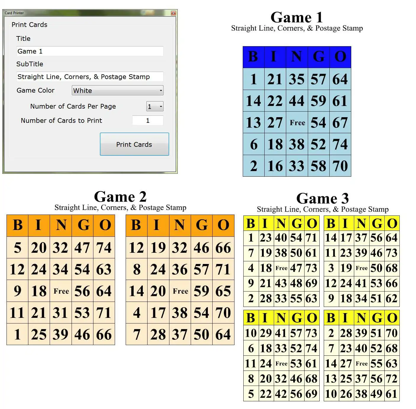 ดาวน์โหลดเครื่องมือเว็บหรือเว็บแอป Bingo Board, Caller, Card Printer เพื่อทำงานใน Windows ออนไลน์ผ่าน Linux ออนไลน์