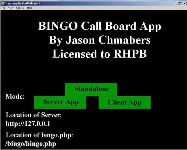 Download web tool or web app Bingo Call System to run in Windows online over Linux online