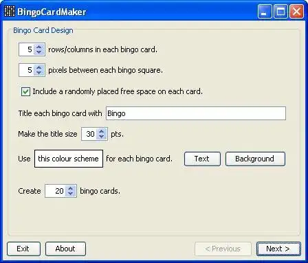 Tải xuống công cụ web hoặc ứng dụng web BingoCardMaker
