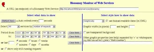 Download webtool of webapp Bionany