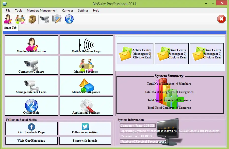 Mag-download ng web tool o web app na BioSuite Professional