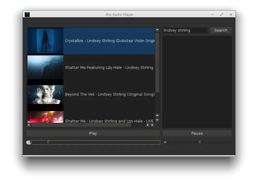 Download web tool or web app Bio YouTube Player