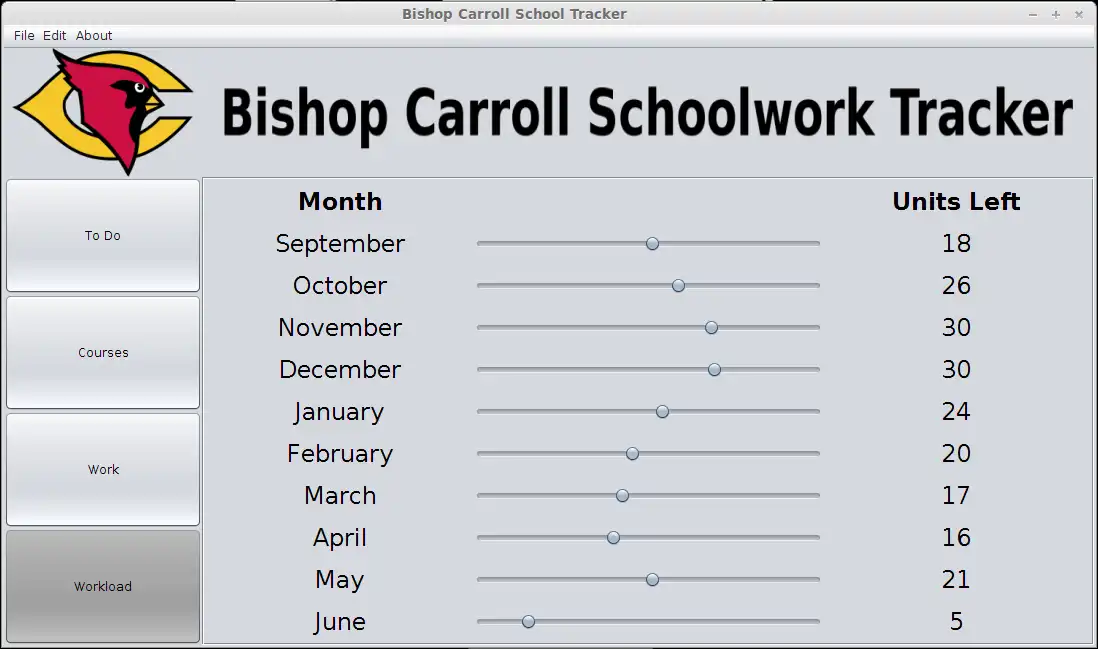 下载网络工具或网络应用程序 Bishop Carroll School Tracker